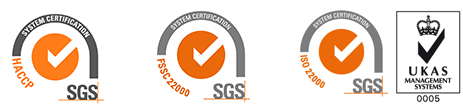 ISO22000、FSSC2200、HACCP證書
